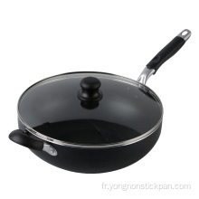 Poêle wok antiadhésive en aluminium 32cm